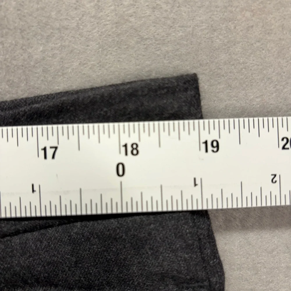 Banana Republic Dress Pants Mens 38L Charcoal Gray‎ Wool Pleated Cuffed Trousers